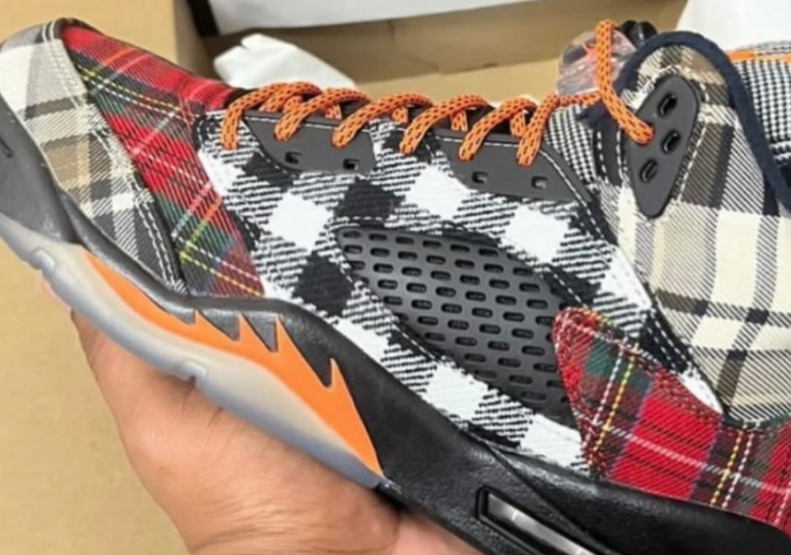 First Look At The Kid’s-Exclusive Air Jordan 5 “Plaid”