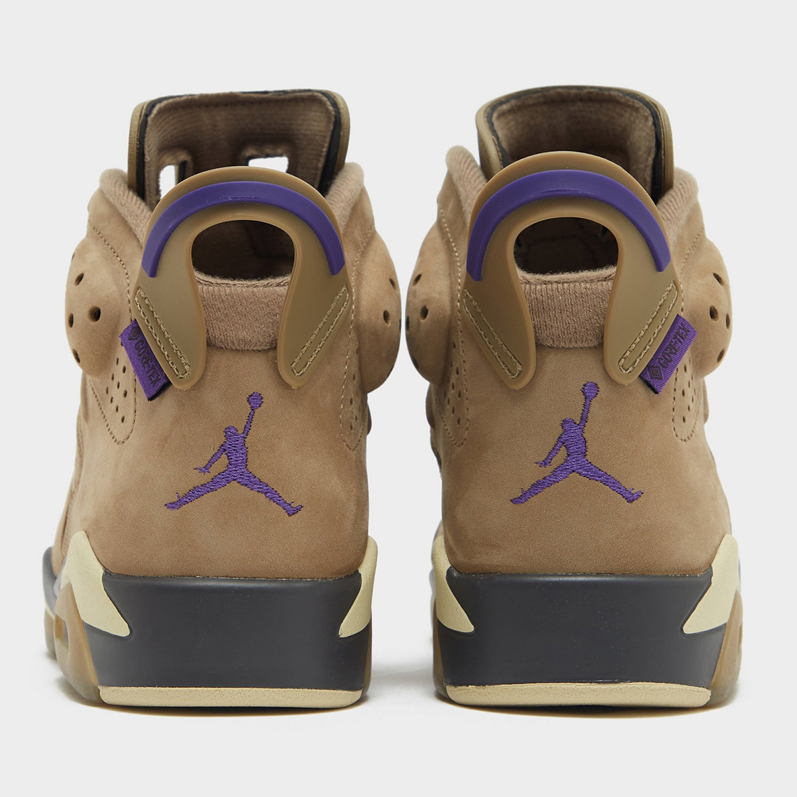 Air Jordan 6 Gore Tex Brown Kelp Team Gold Shadow Brown Court Purple Fd1643 300 1