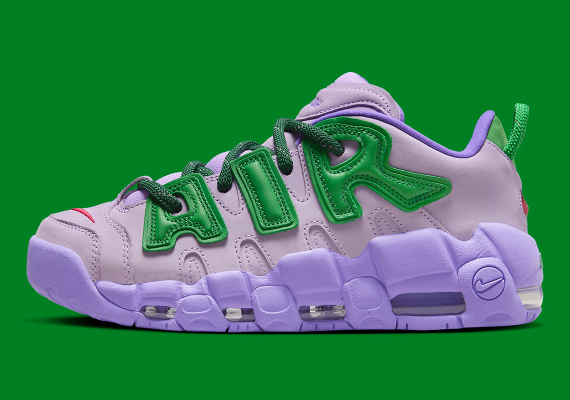 Ambush Nike Air More Uptempo Lilac University Red Team Green Apple Green Fb1299 500 Release Date 1