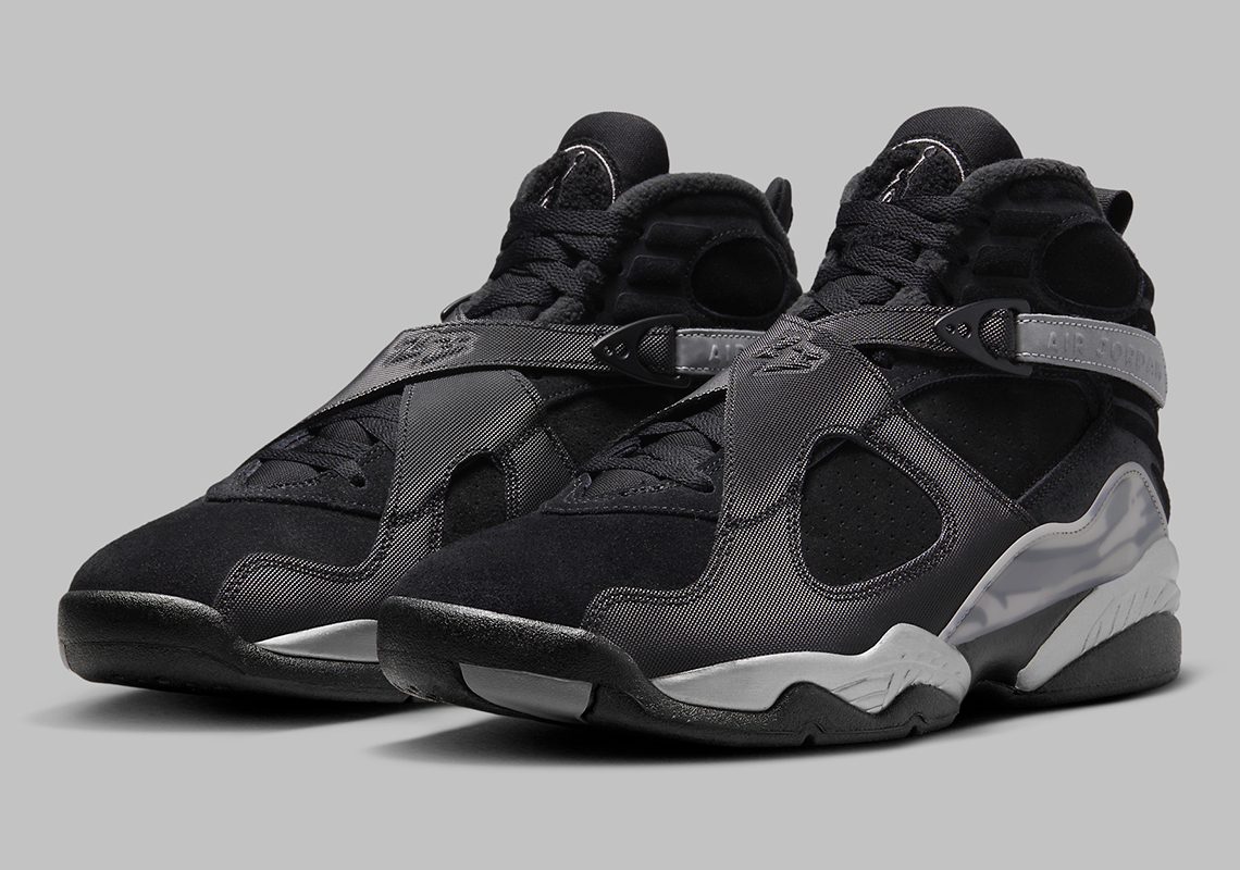 The Winterized Air Jordan 8 "Gunsmoke" Is Available Now