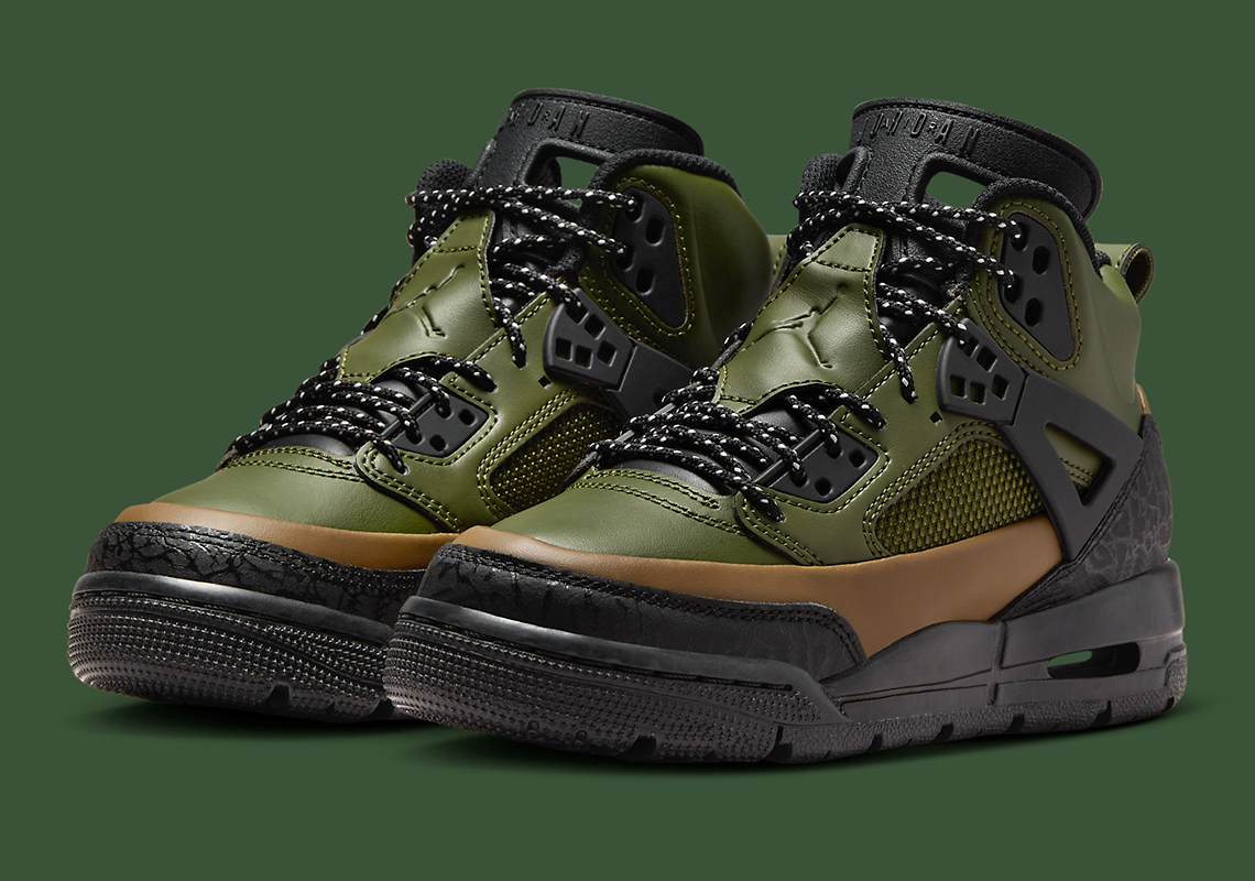 The Jordan Spiz'ike Winterized Dons A Classic "Duckboot" Colorway