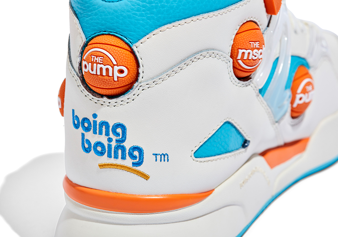 Mschf Reebok Pump Omni Zone Ix White Blue Orange 0