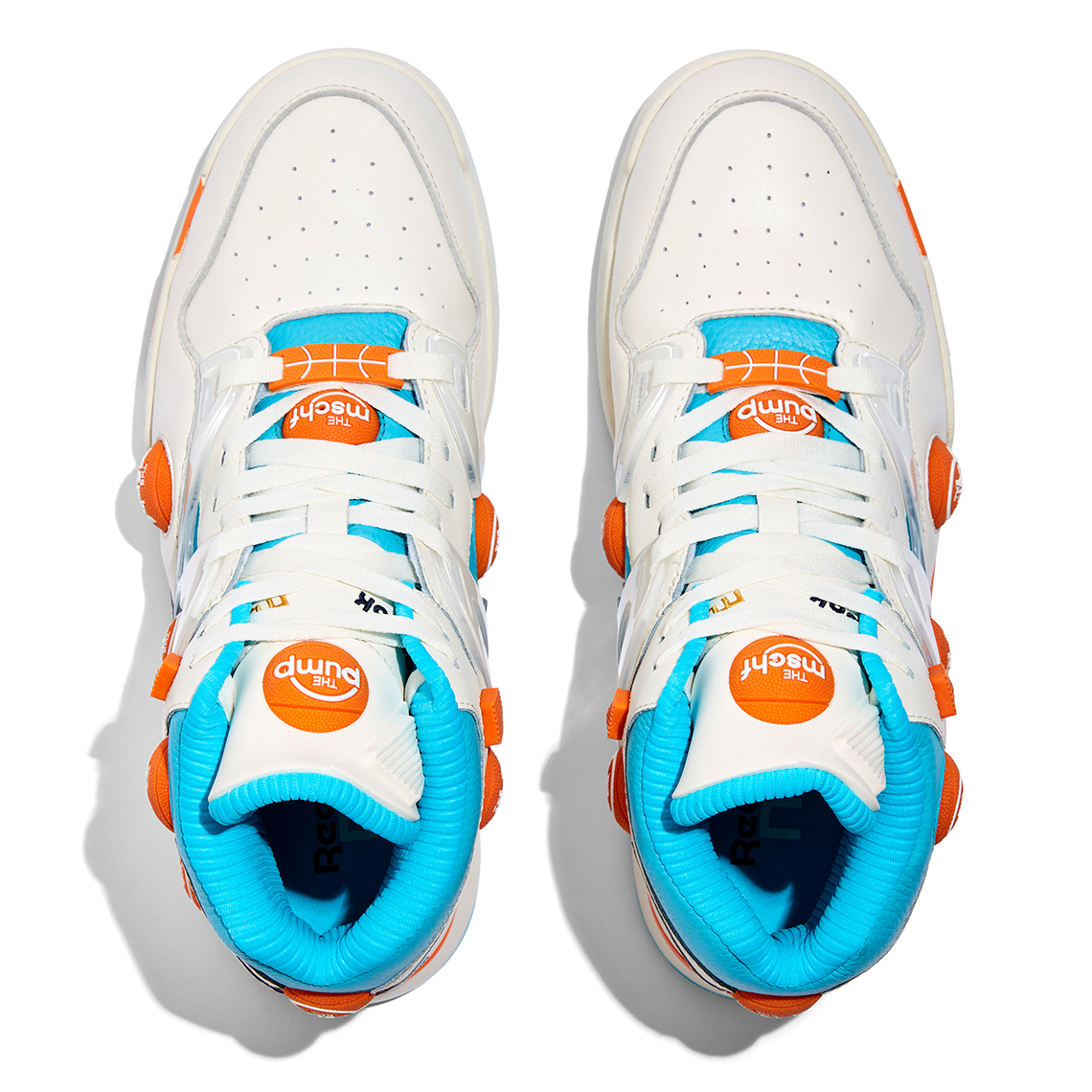 Mschf Reebok Pump Omni Zone Ix White Blue Orange 2