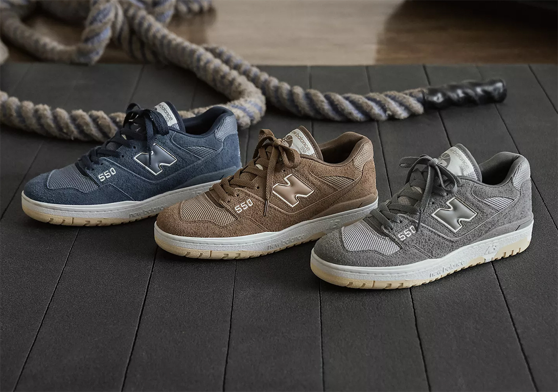 New Balance 550 "Suede Pack" Drops On September 29th