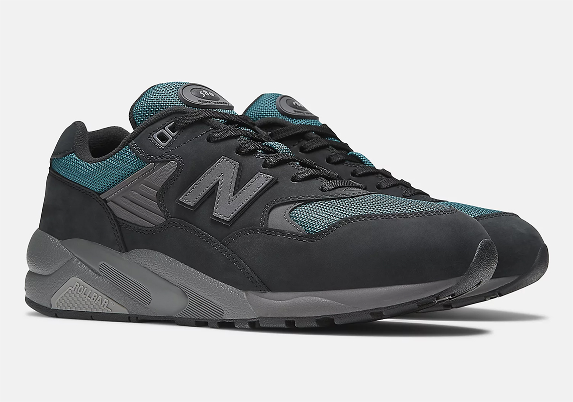 New Balance 580 Black Vintage Teal Magnet Mt580ve2 6