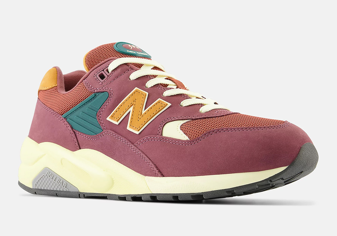 New Balance 580 Washed Burgundy Vintage Teal Mt580kda 1