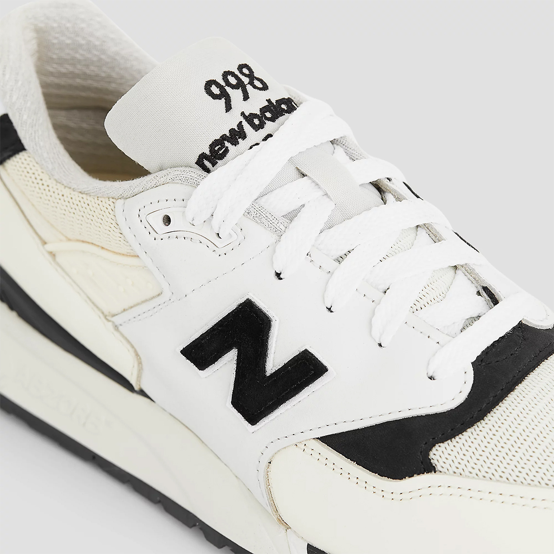 New Balance 998 Made In Usa White Black U998ti 1