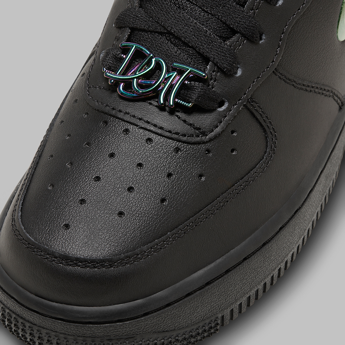 Nike Air Force 1 Low Just Do It Black Fb8251 001 6