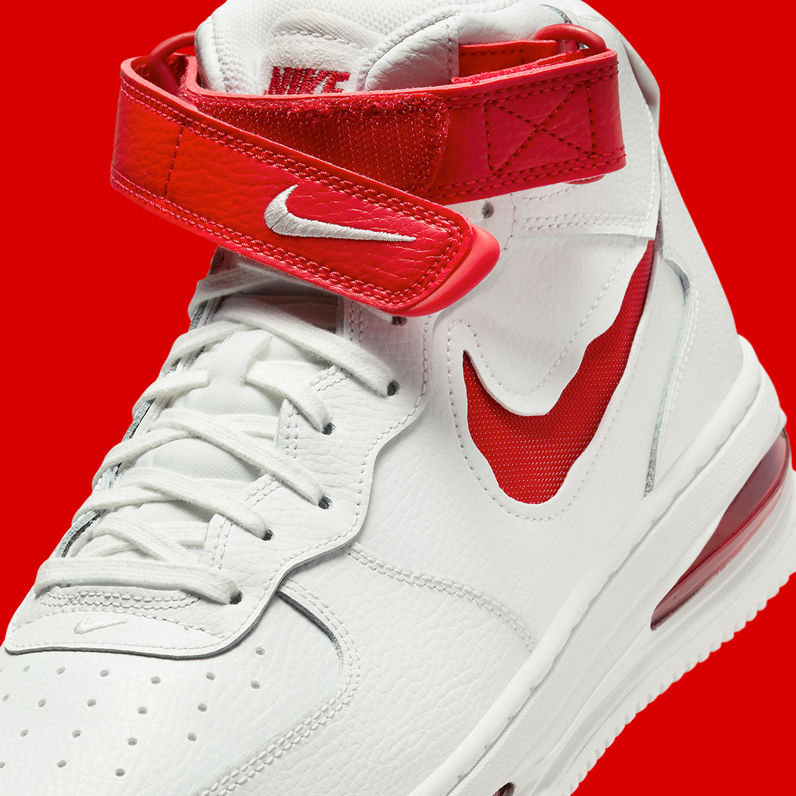 Nike Air Force 1 Max White Red Fb1374 102 7