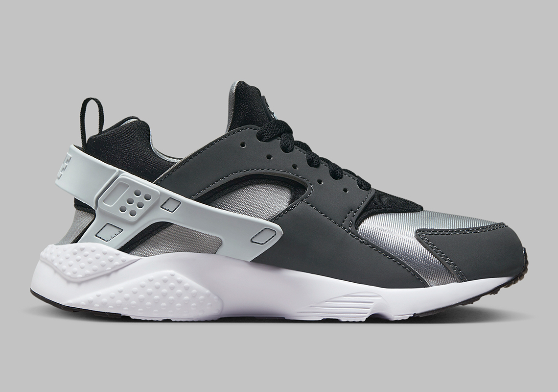 Nike Air Huarache Gs Grey Silver Black Fv5603 002 7