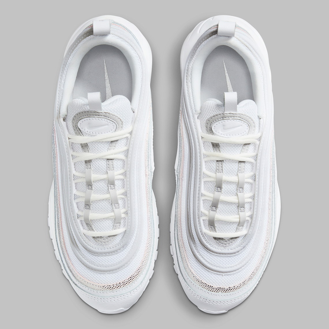 Nike Air Max 97 White Silver Mesh Fq8889 100 7