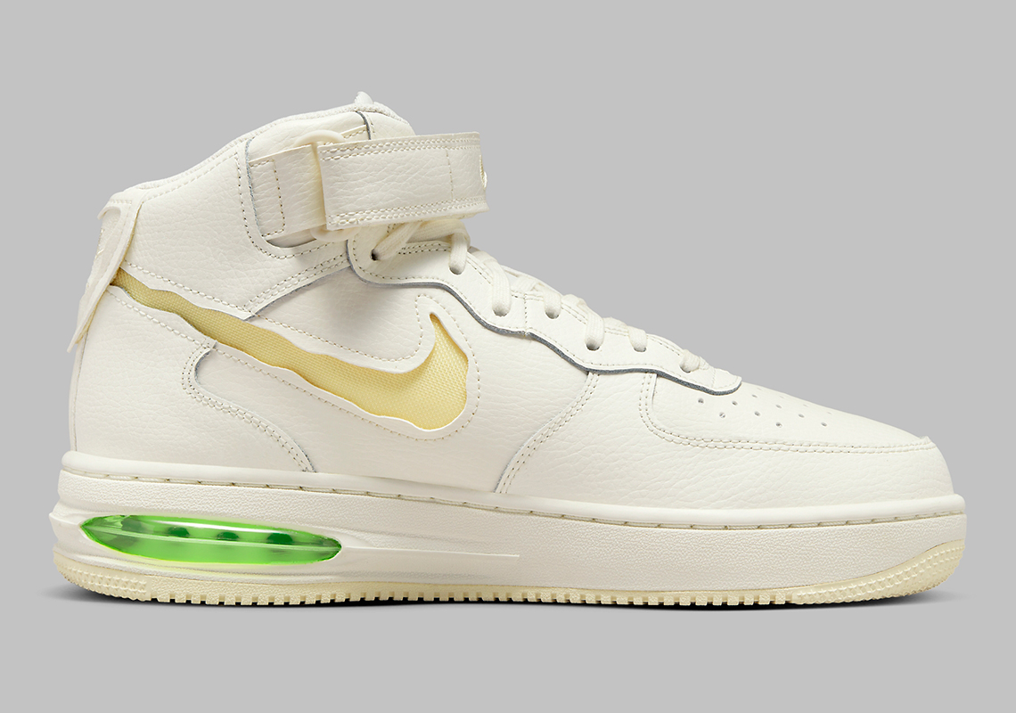 Nike Air Max Force 1 Mid Sail Coconut Milk Volt 4