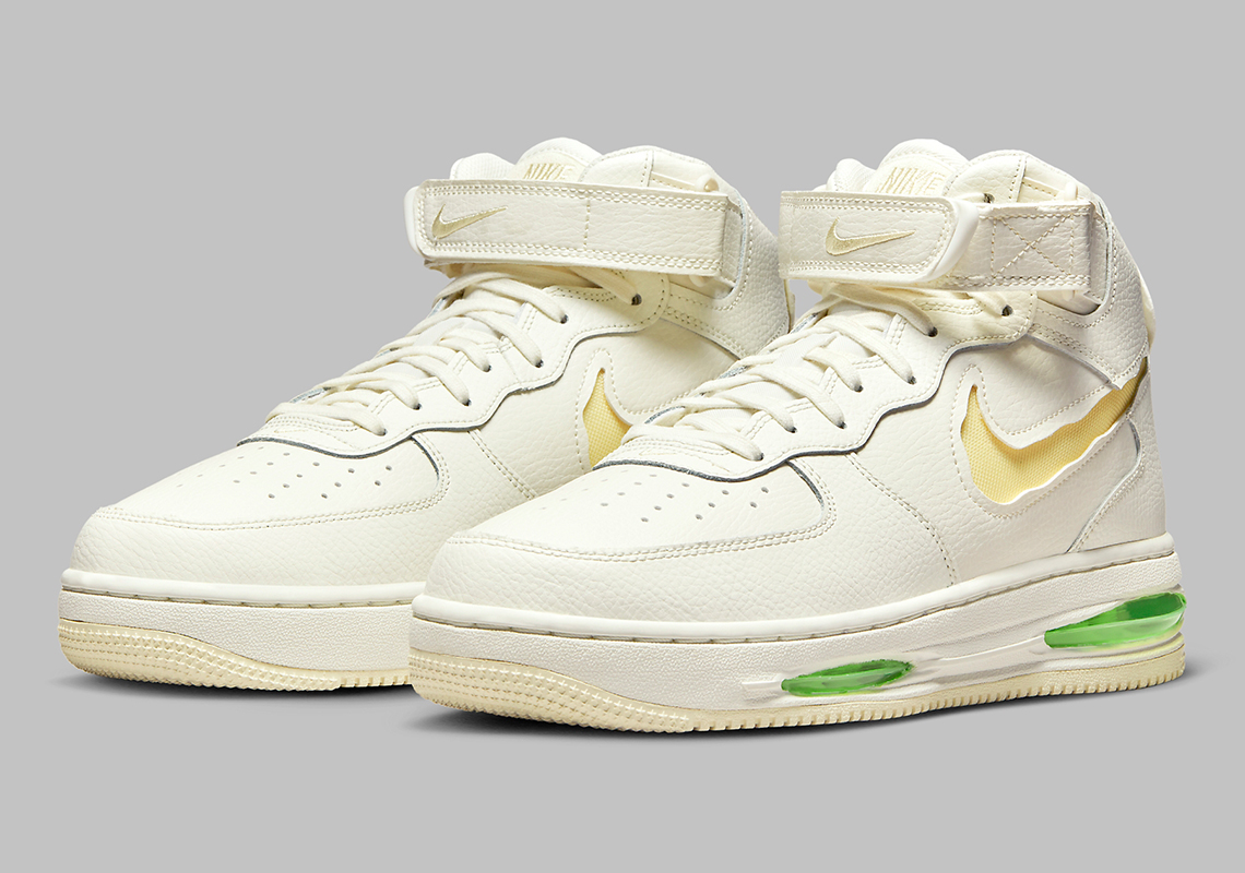 Nike Air Max Force 1 Mid Sail Coconut Milk Volt 8