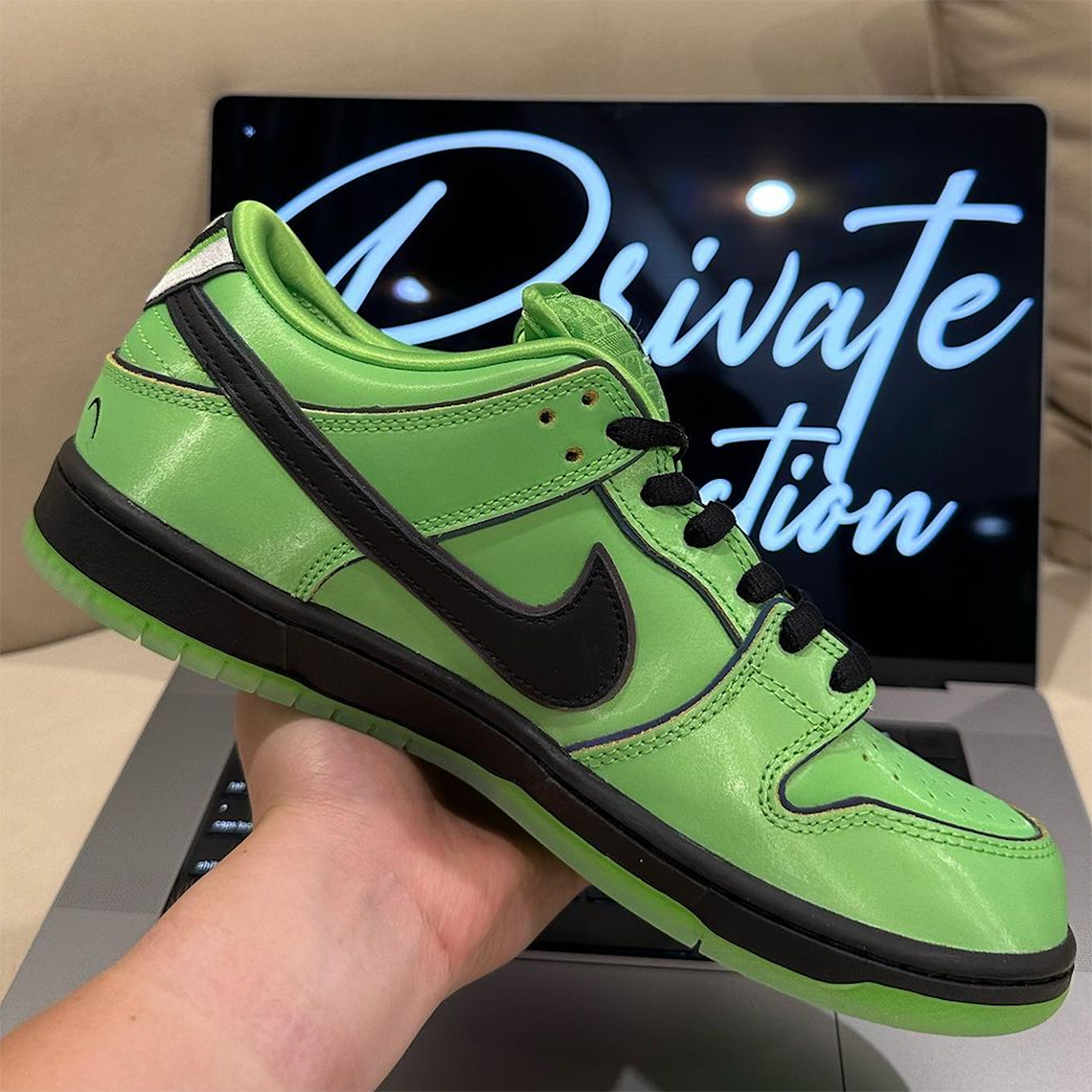 Powerpuff Girls Nike Sb Dunk Low Buttercup Fz8320 300 4