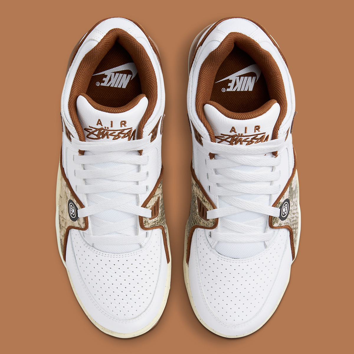 Stussy Nike Air Flight 89 Low Pecan Fossil Fd6475 100 5