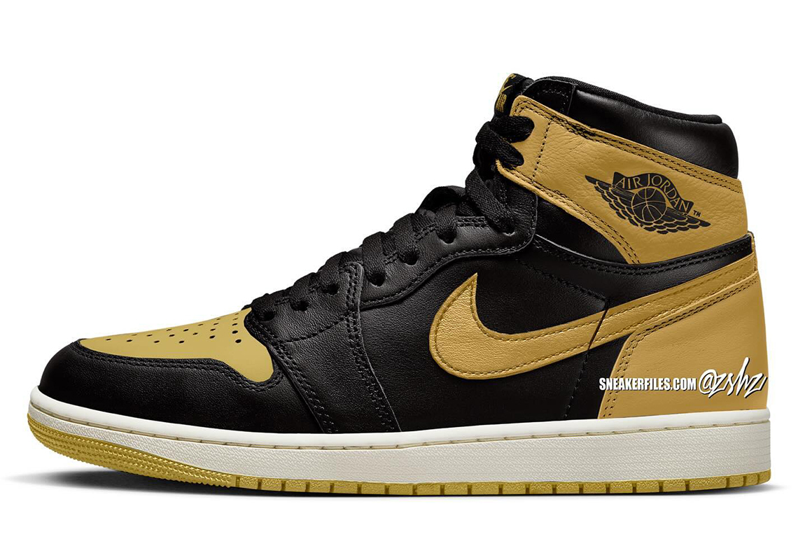 The Air Jordan 1 Goes “Metallic Gold” For Fall 2024