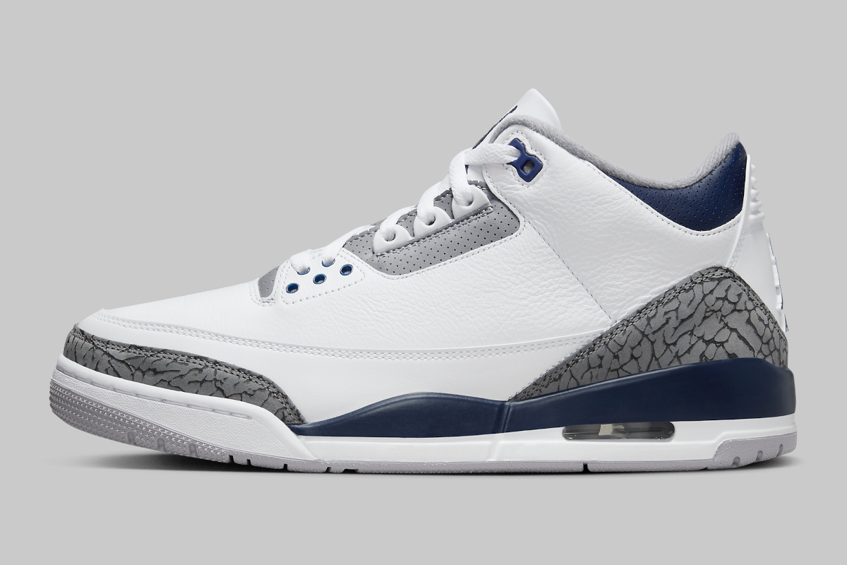 The Air Jordan 3 "White/Navy" Releases On December 16th