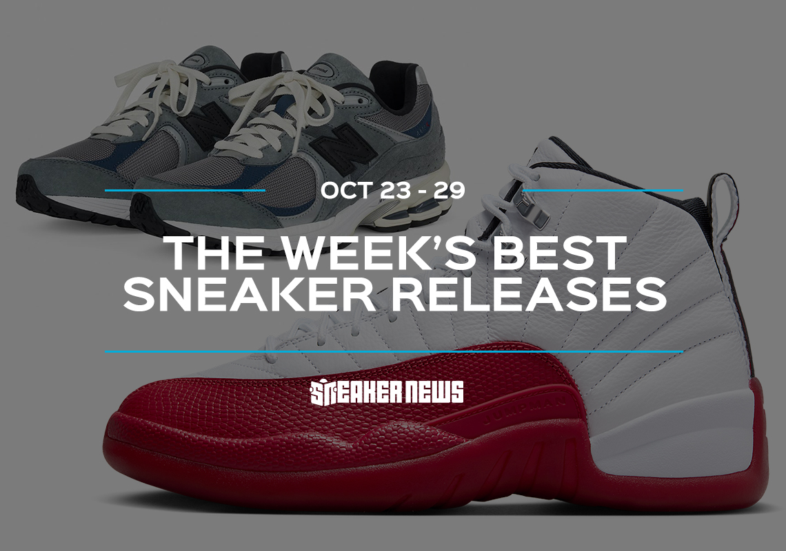 The AJ12 "Cherry" And JJJJound x New Balance 2002R Headline This Week's Best Releases