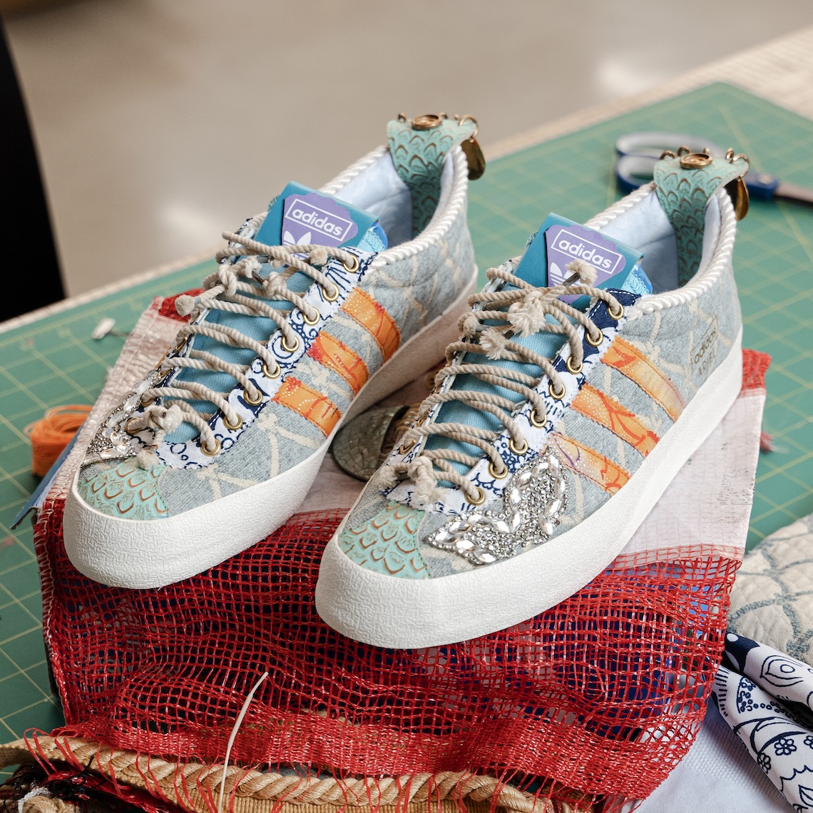 Disney Create 100 Adidas Gazelle Mermaid 2