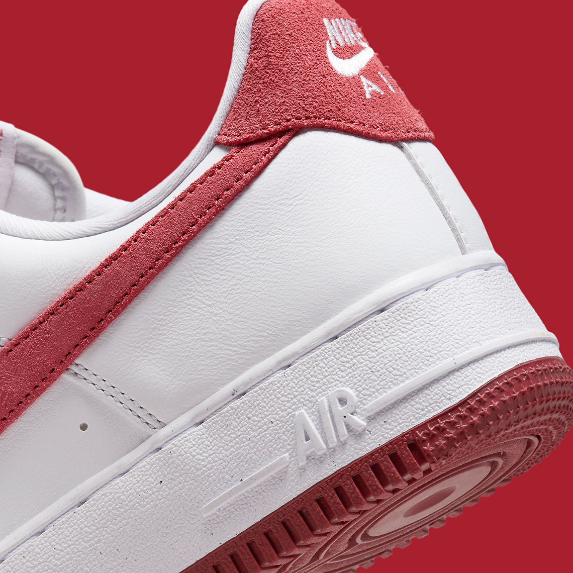 Nike Air Force 1 White Red Fq7626 100 7