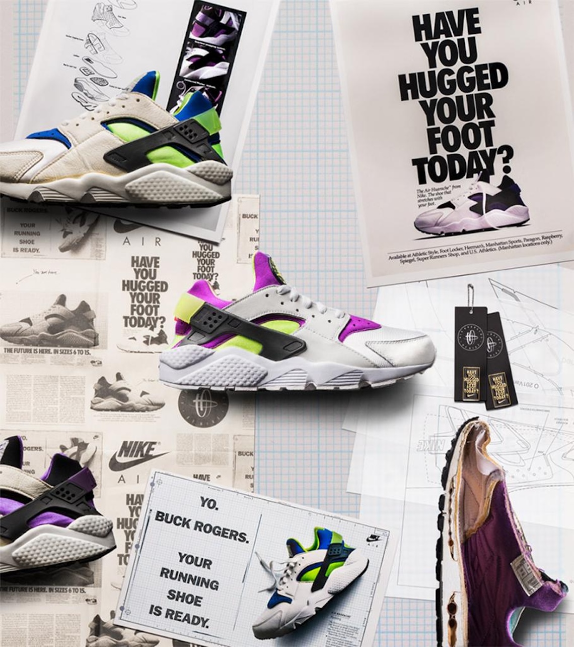 Nike Air Huarache Foot Hugging Ad