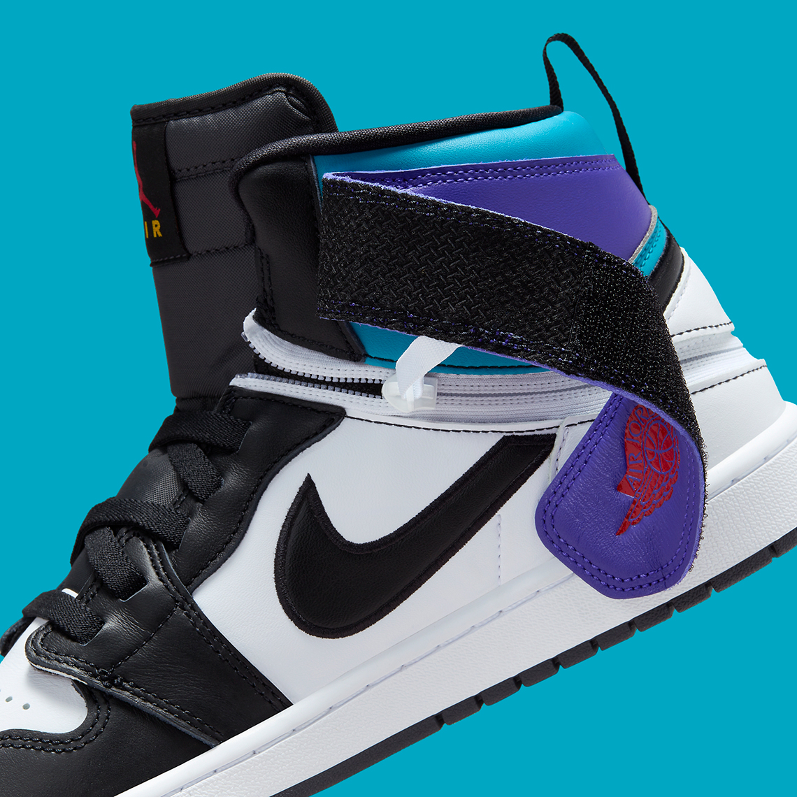 Air Jordan 1 Flyease White Court Purple Tropical Twist Black Cq3835 154 10