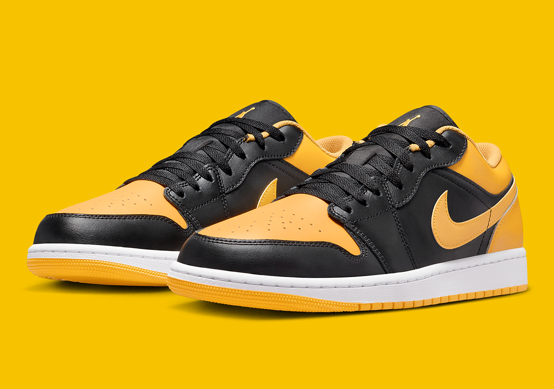 The Air Jordan 1 Low "Yellow Ochre/Black" Arrives In January 2024