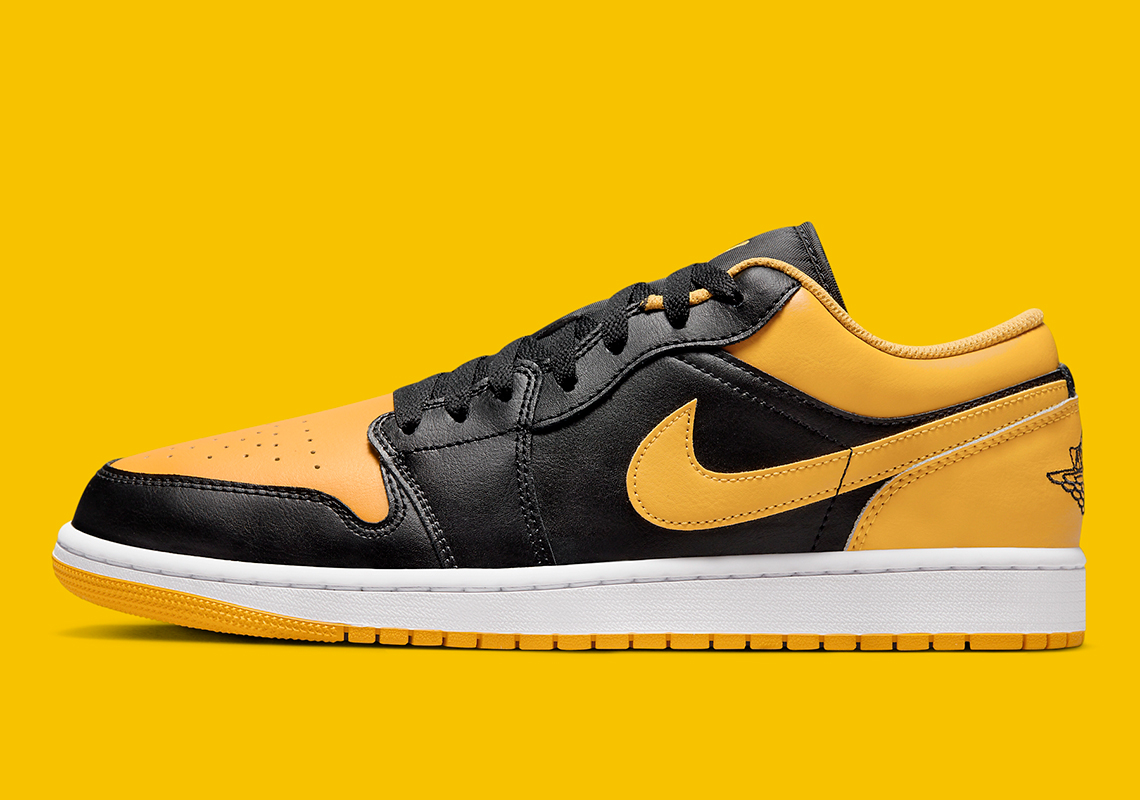 Air Jordan 1 Low Yellow Ochre Black 553558 072 8