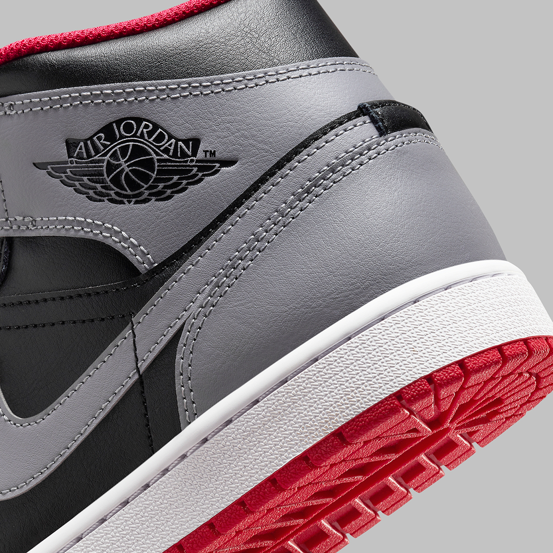 Air Jordan 1 Mid Grey Black Red Dq8426 006 1