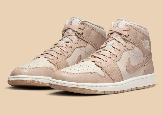 Sandy Hues Dune Onto The Air Jordan 1 Mid