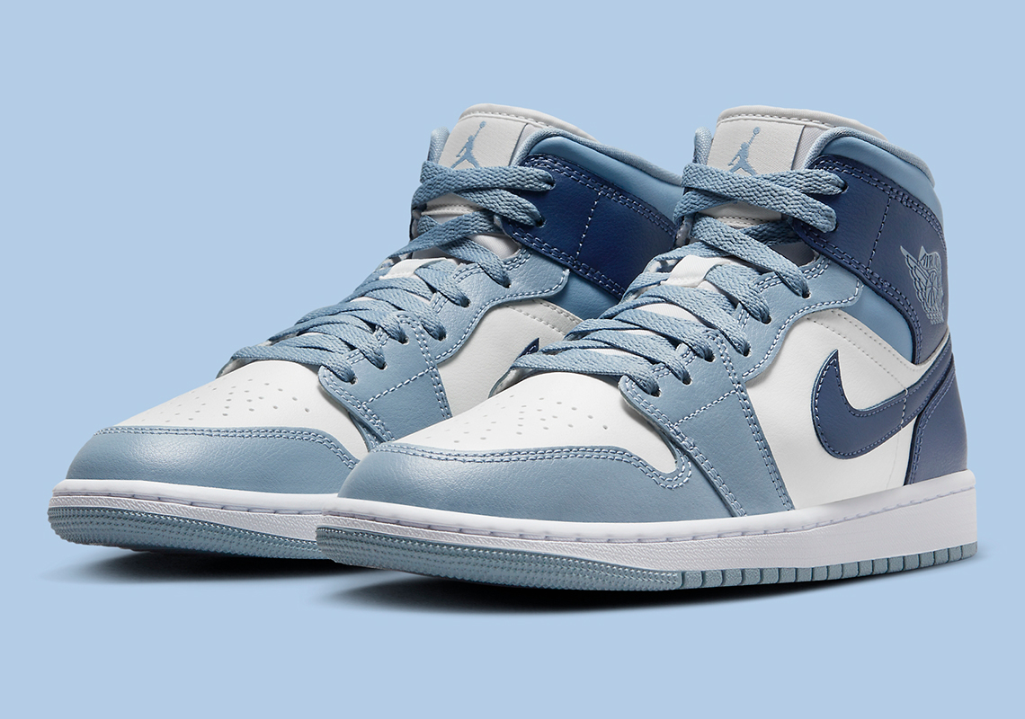 Air Jordan 1 Mid Womens Blue Bq6472 140 8