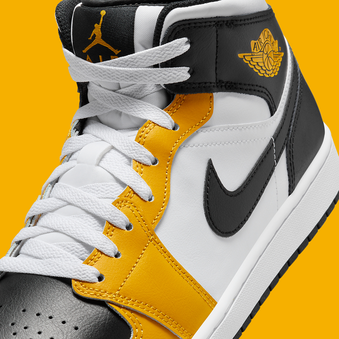 Air Jordan 1 Mid Yellow Ochre Black Dq8426 701 3