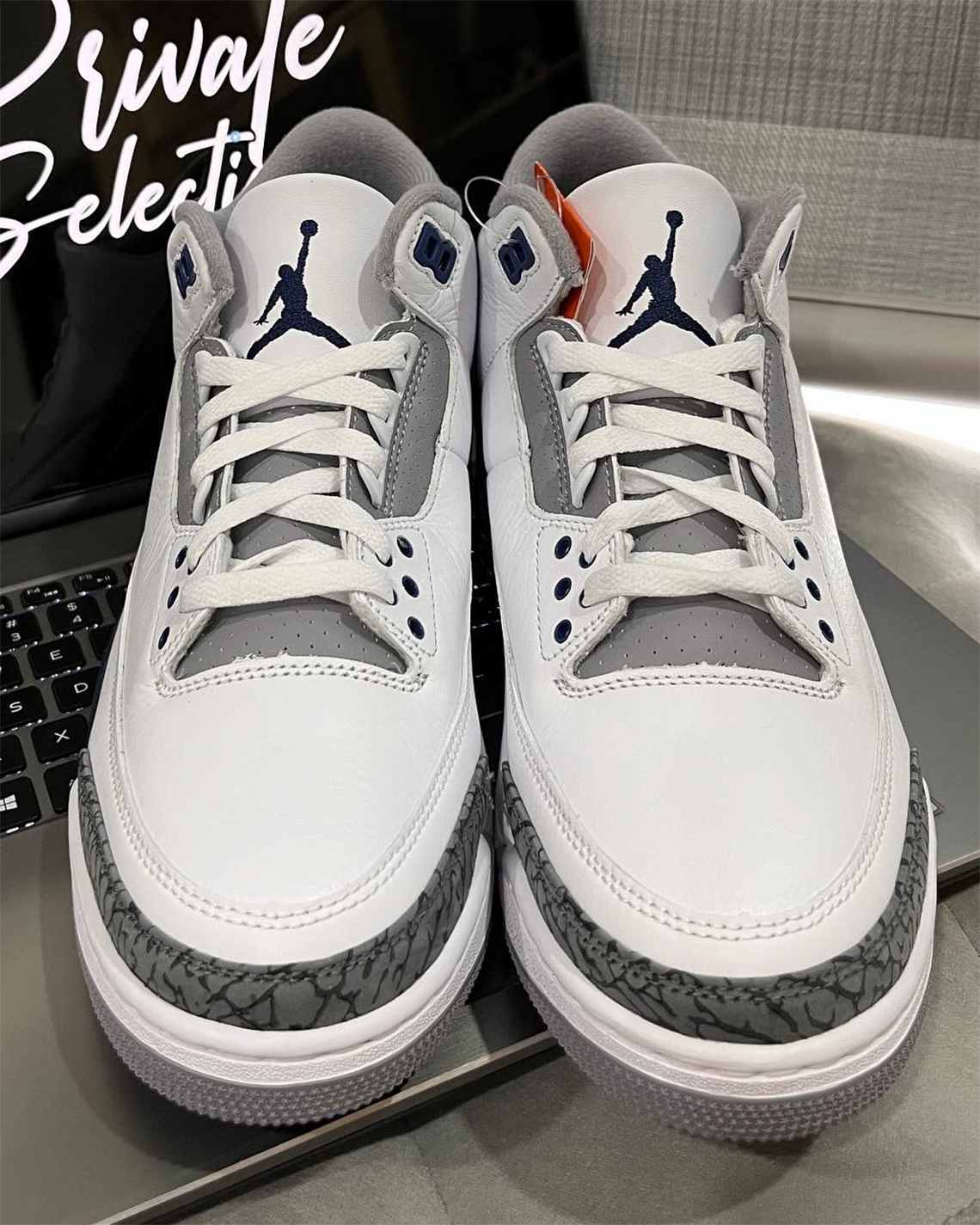 Air Jordan 3 White Midnight Navy Ct8532 140 2