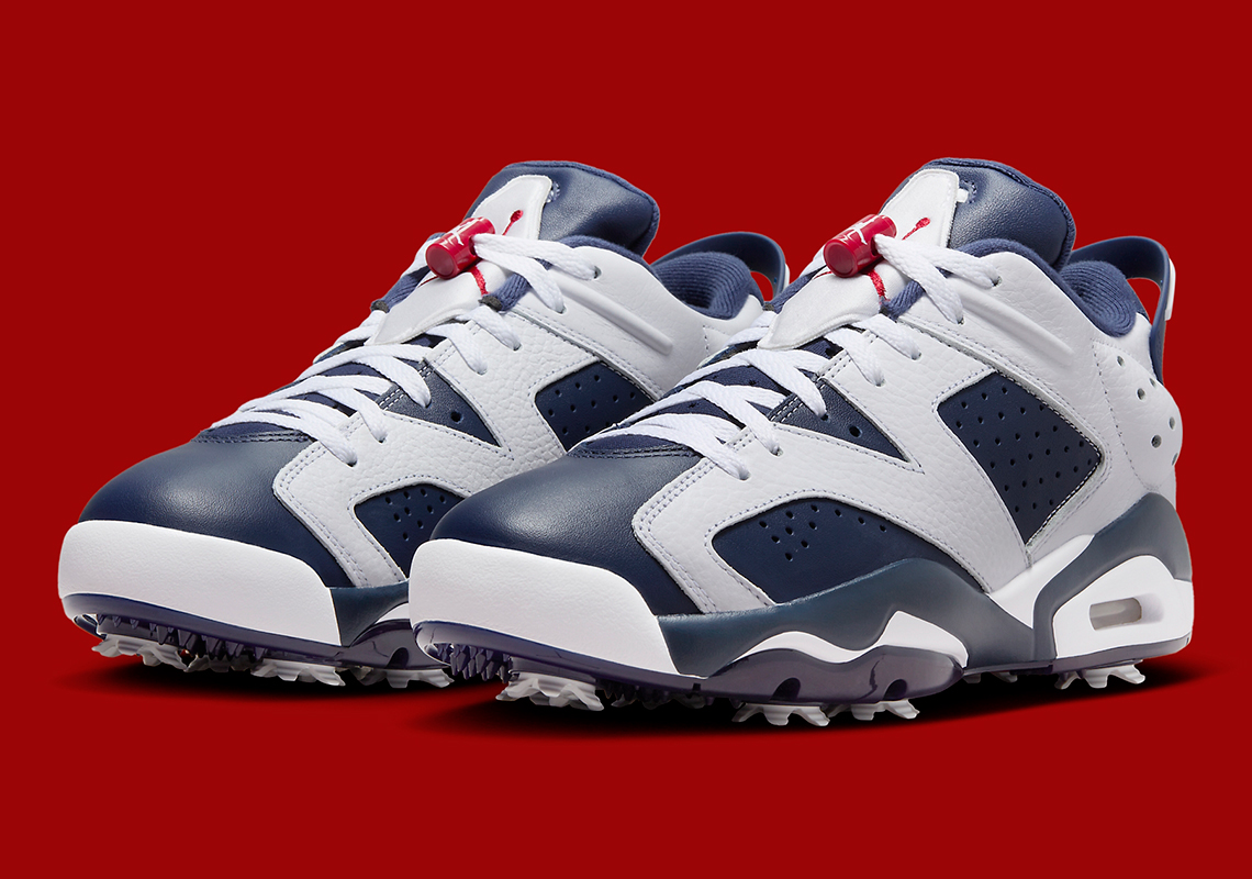 First Look At The Air Jordan 6 Low Golf "Olympic"