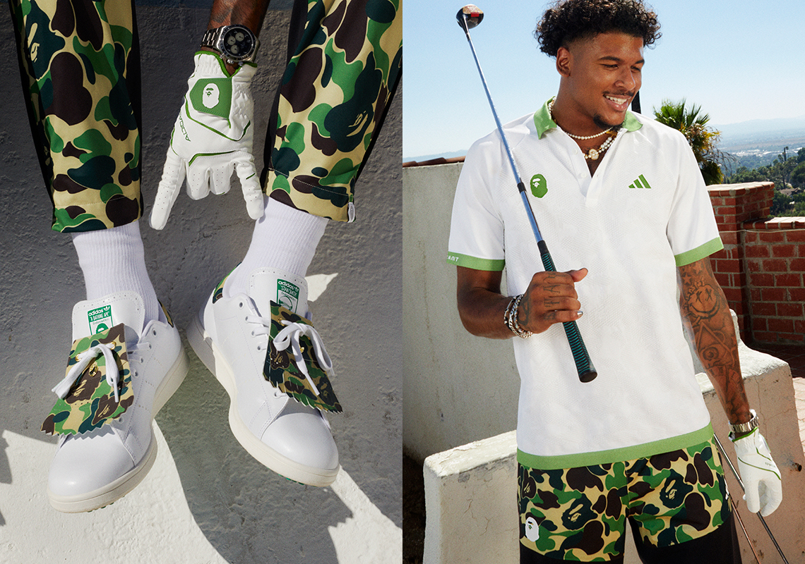 BAPE Transforms The adidas Stan Smith Into A Golf-Ready Shoe