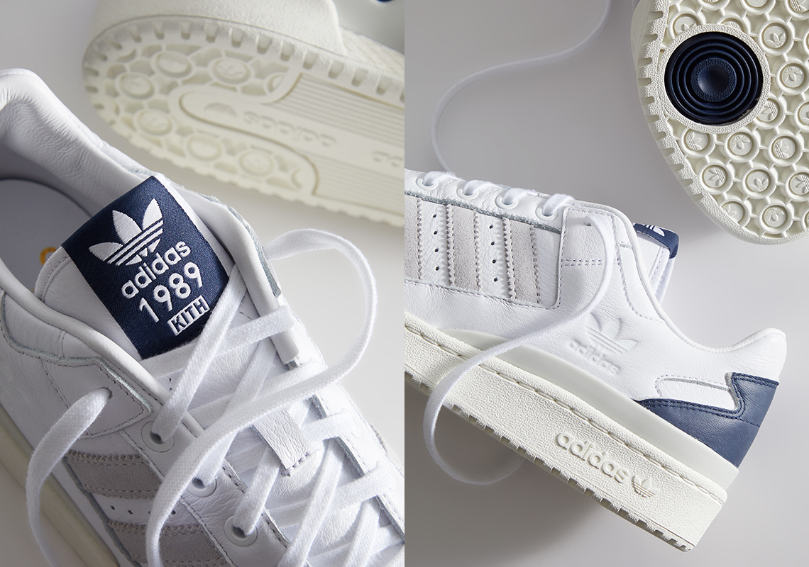 Kith Classics Adidas Forum White Navy 1