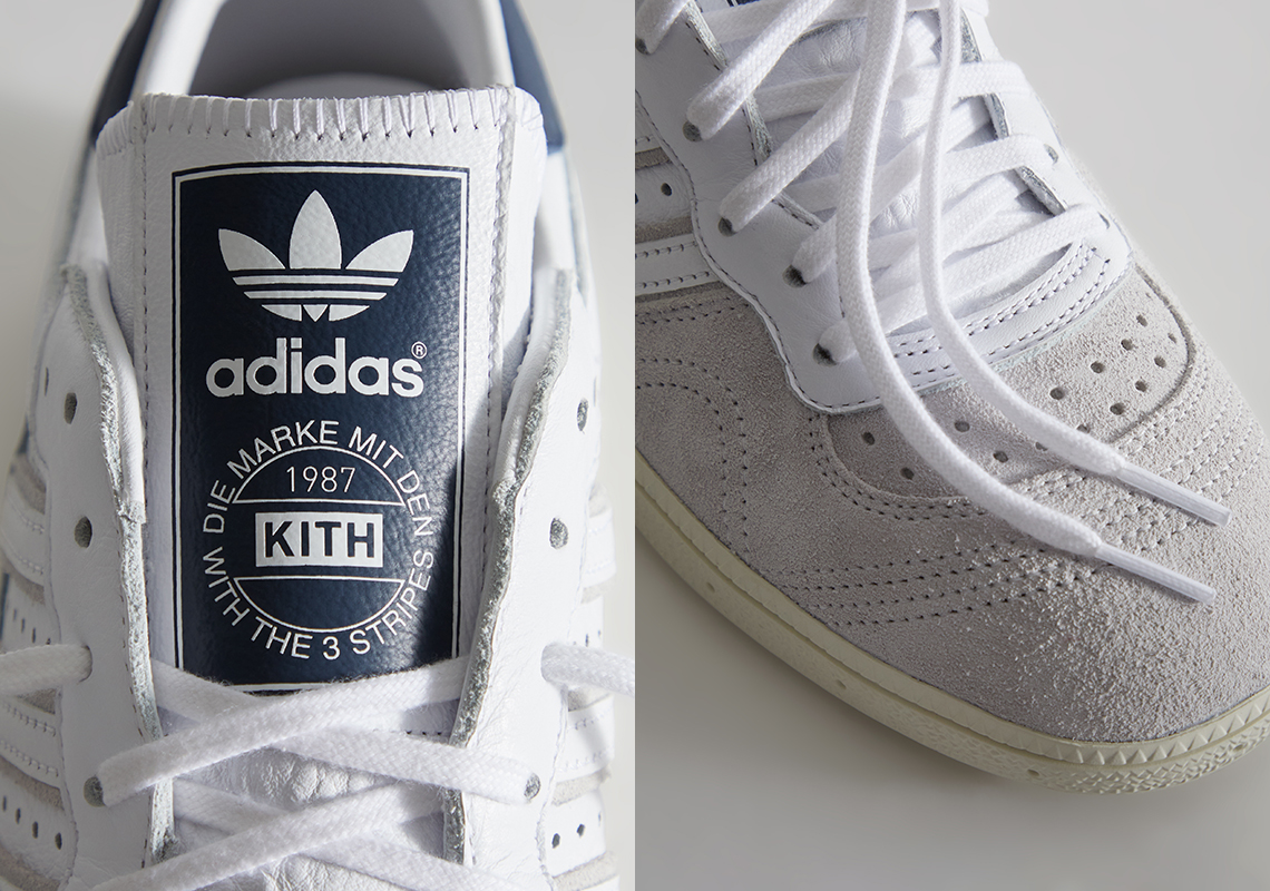 Kith Classics Adidas Handball Top White Navy 1