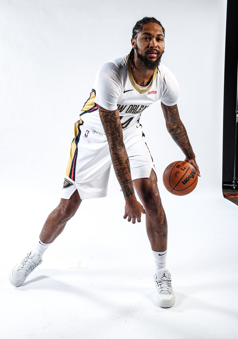 Nba Media Day 2023 Brandon Ingram Jordan 4 25th Anniversary