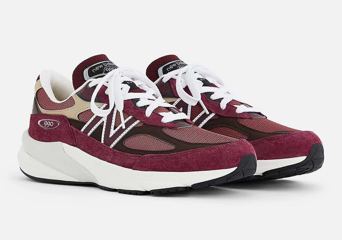 New Balance 990v6 Made In Usa Burgundy U990bt6 3