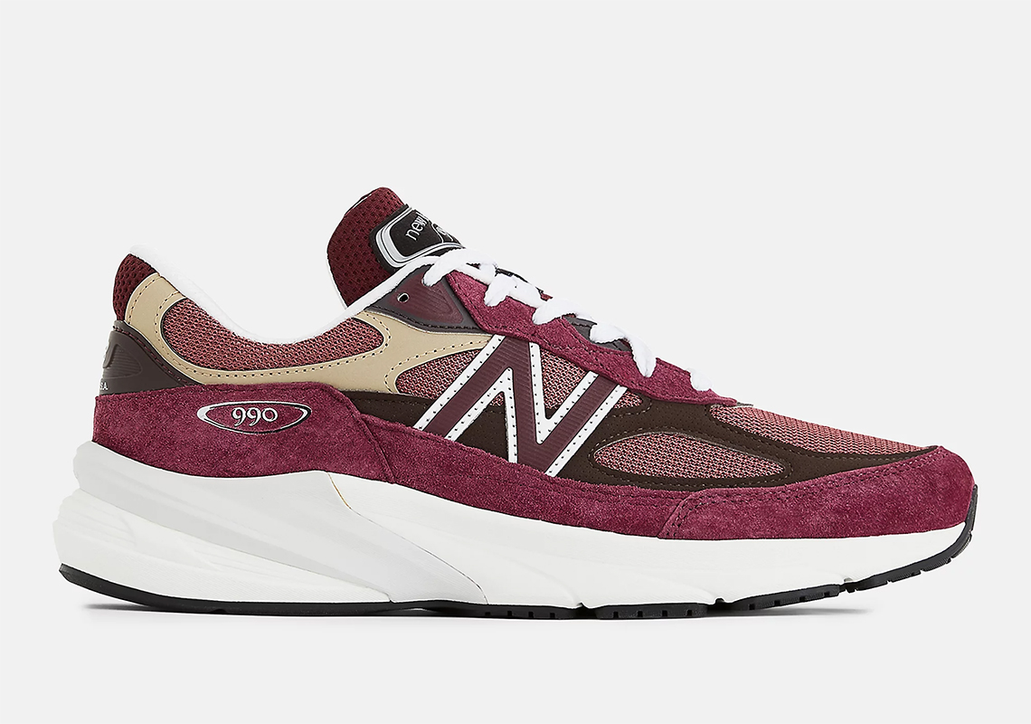 New Balance 990v6 Made In Usa Burgundy U990bt6 9 1