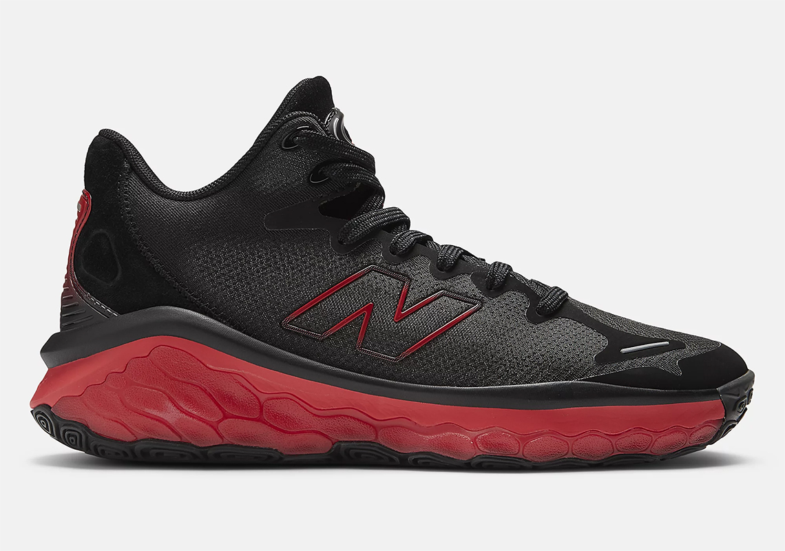 New Balance Fresh Foam Bb Black Red Bbfrshr1 6