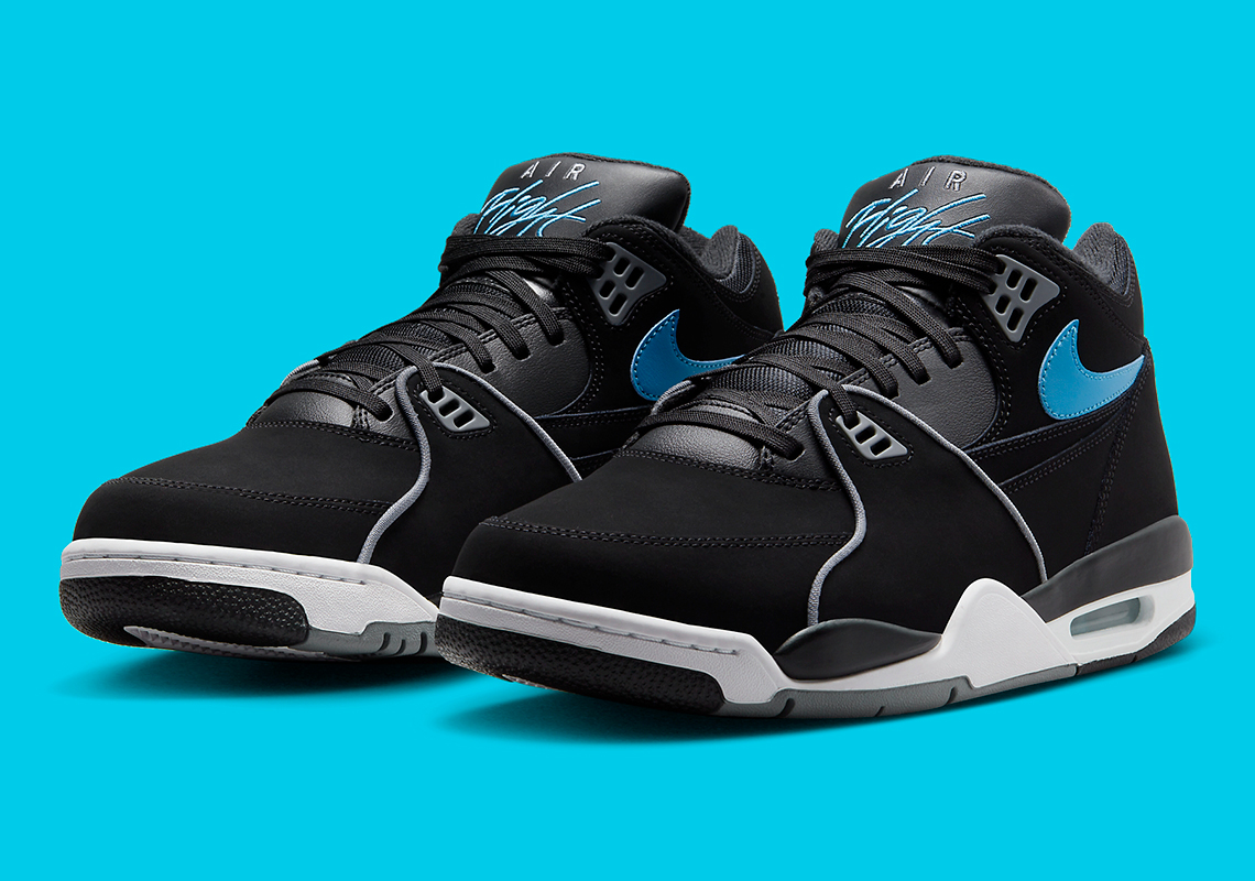 Nike Air Flight 89 Black Blue Hf0102 001 2