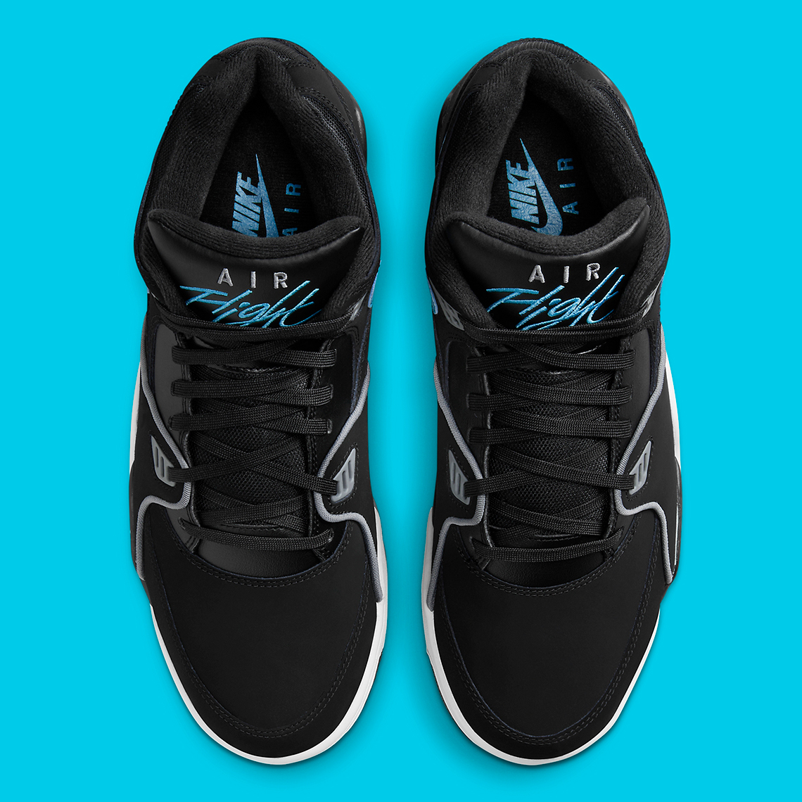 Nike Air Flight 89 Black Blue Hf0102 001 4