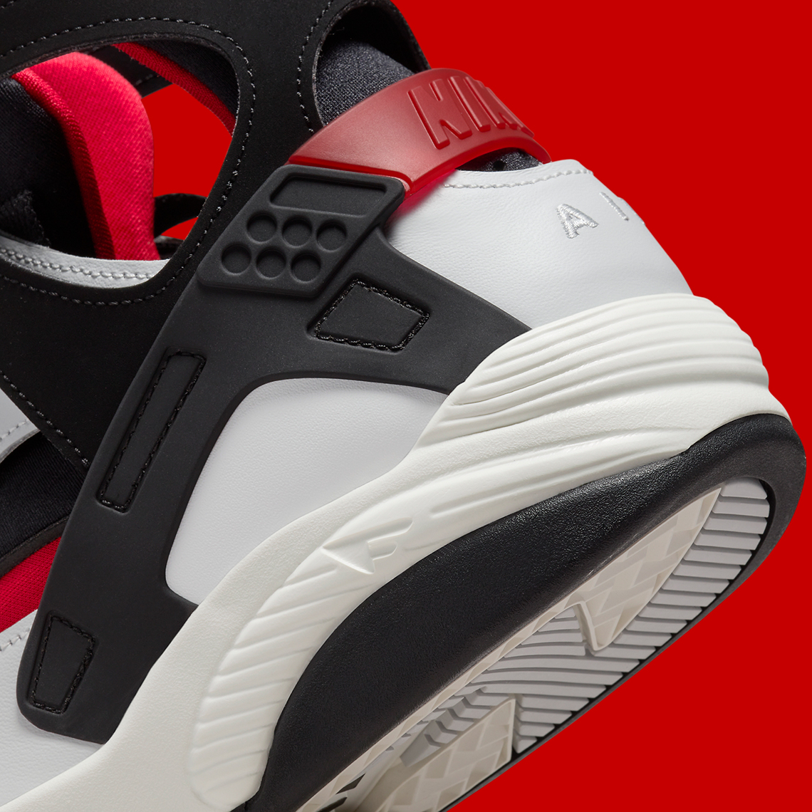 Nike Air Flight Huarache White Black Red Fj3455 001 3