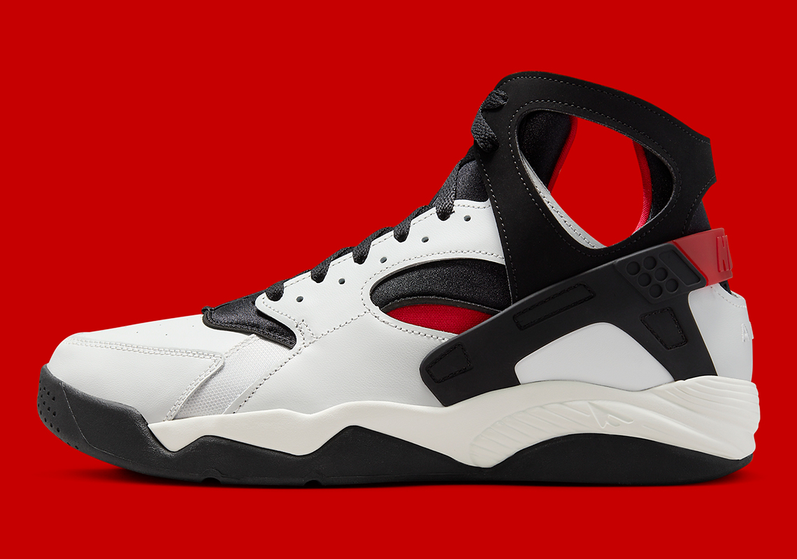 Nike Air Flight Huarache White Black Red Fj3455 001 7