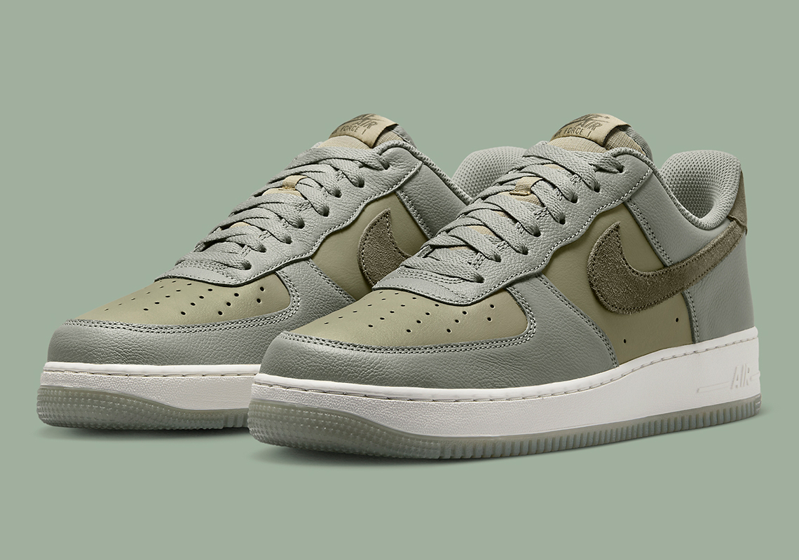 The Nike Air Force 1 Celebrates Fall In "Dark Stucco" And "Medium Olive"