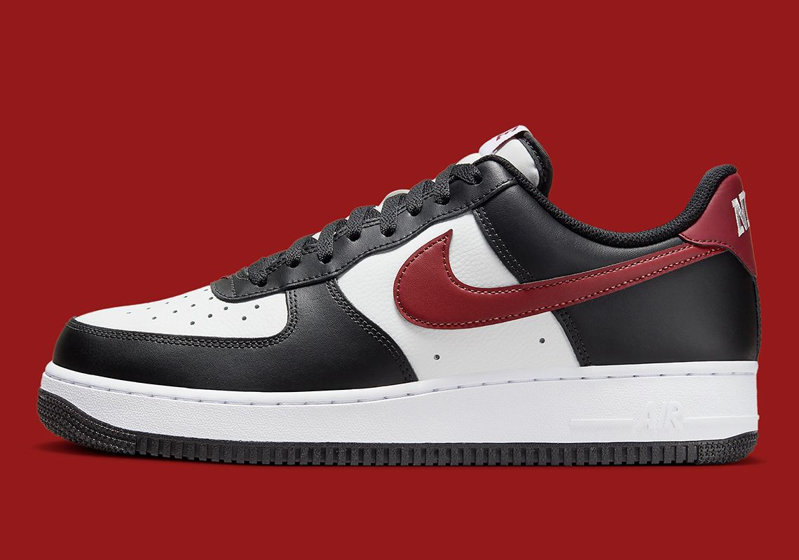 Nike Air Force 1 Low Varsity Black Red Fz4615 001 8