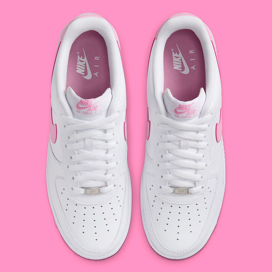 Nike Air Force 1 Low White Pink Fj4146 101 3