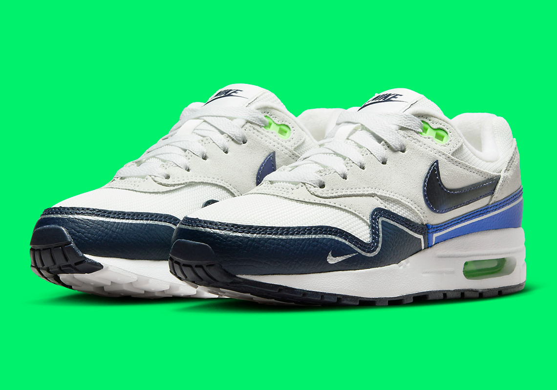 Nike Adds Silver Metallic Decals To This Kids-Exclusive Air Max 1