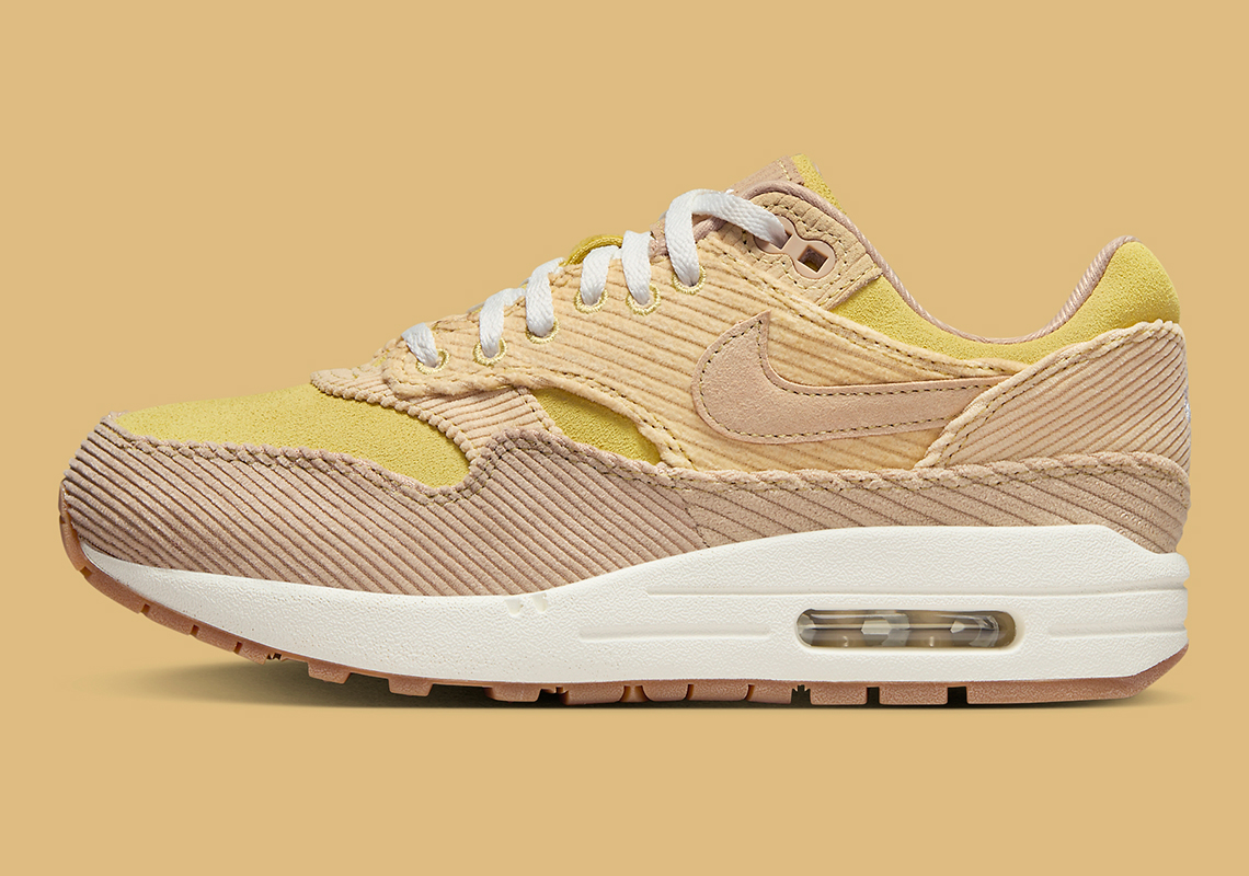 Nike Air Max 1 Se Buff Gold Hemp Sesame Gum Medium Brown Fb8451 700 9